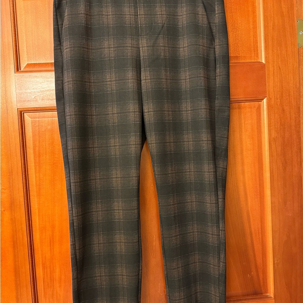 Liverpool Black and Brown Tailored Trousers